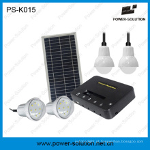Sistema de iluminação solar recarregável do lítio 5200mAh e solução de carregamento do telefone para a casa
